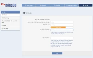 Lấy lại mật khẩu Bong88 trên máy tính